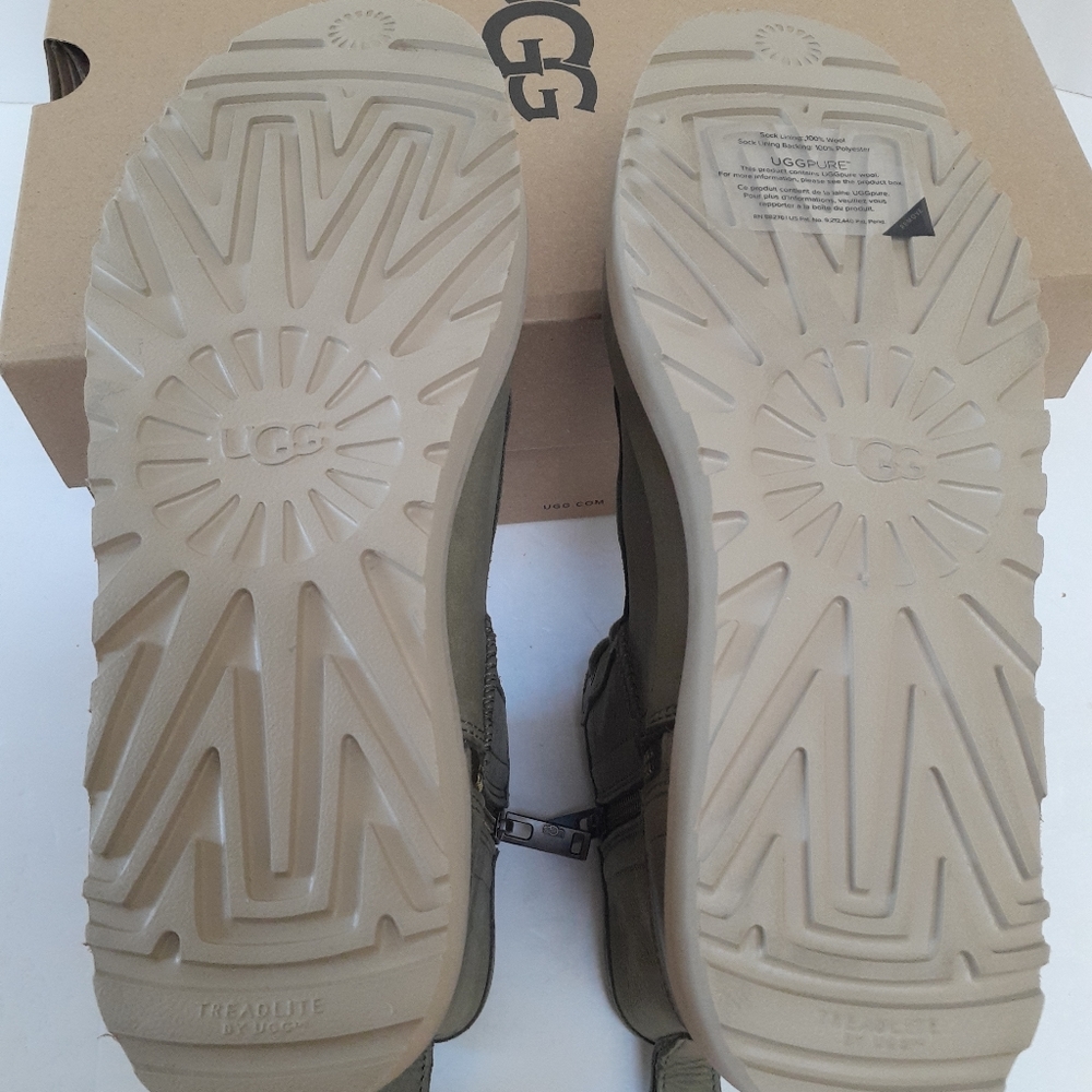 UGG Deconstructed Lace Boots Sz 8 - Picture 7 of 8